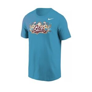Nike Men's Montana Grizzlies Dark Turquoise Local Art T-Shirt Sz L New